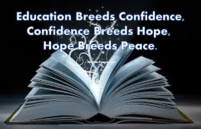 education quote hope