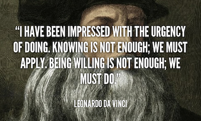 education quote davinci