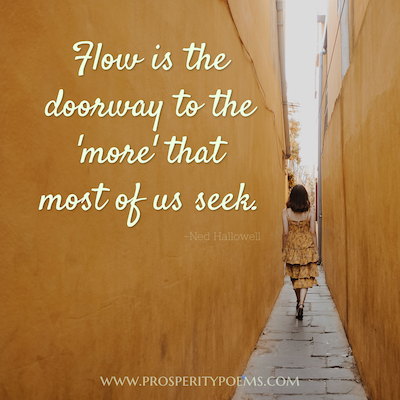 Prosperity Poem Flow Quote