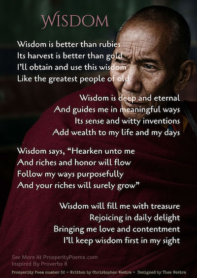 Wisdom - Prosperity Poem 32