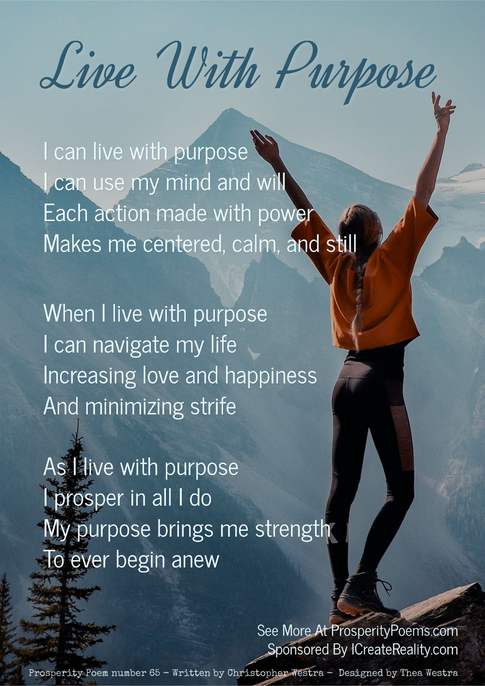 Prosperity Poem Live With Purpose